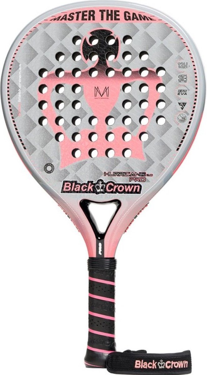 Black Crown Hurricane Pro 2.0 - 12K (Rond) - 2023 padel racket