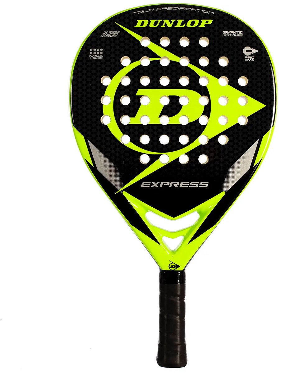 Dunlop Express Zwart/Geel Padel Racket