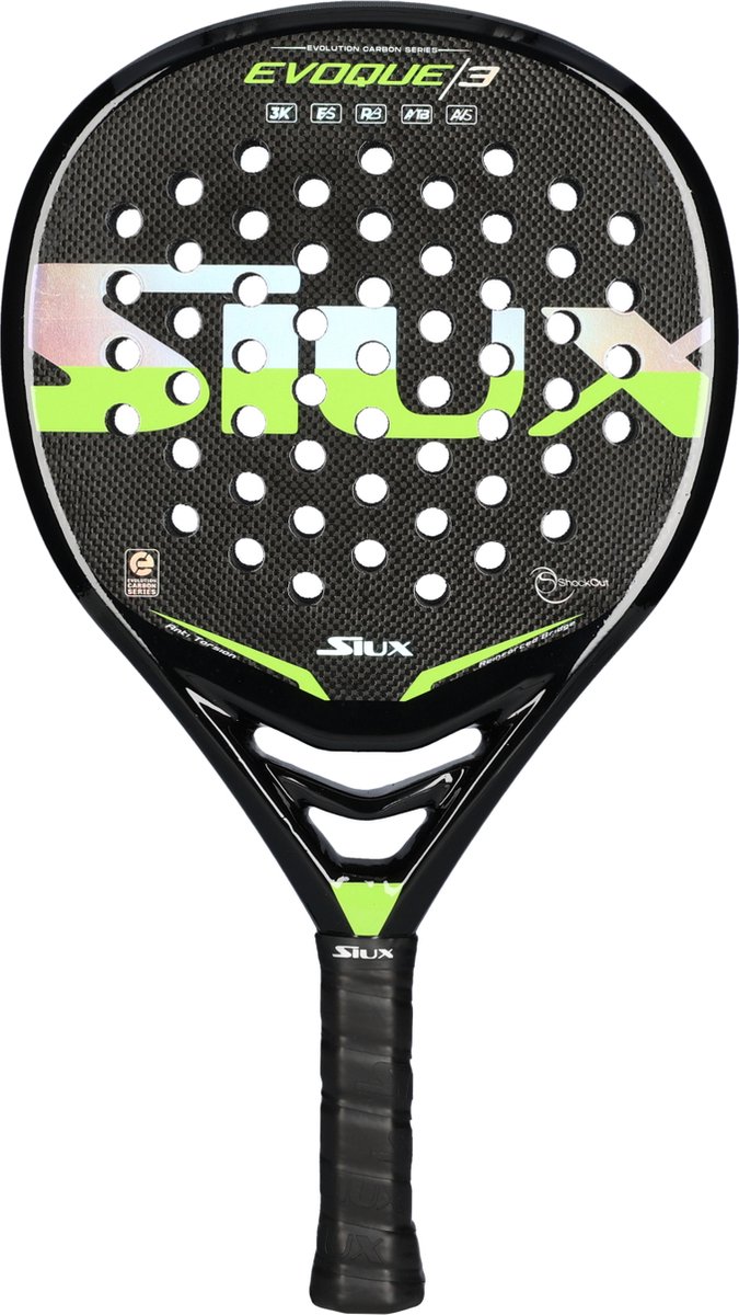 Siux Evoque 3 Padelracket Zilver 355-375 gr