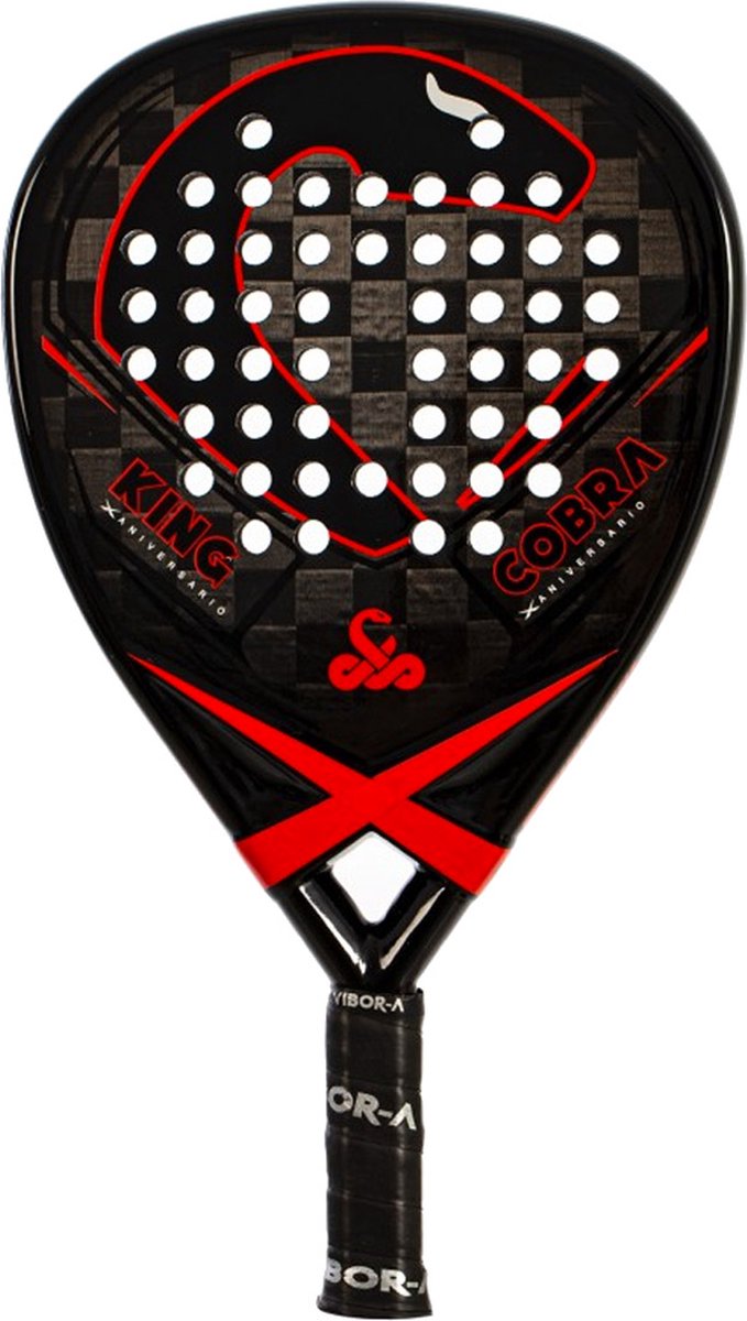 Vibora King Cobra Aniversary Padelracket Zwart