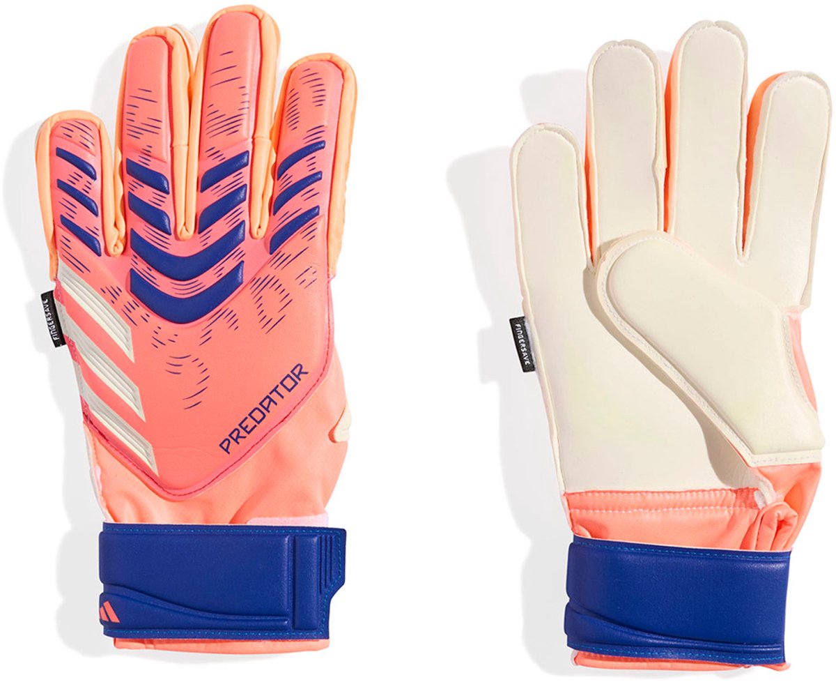 Adidas Predator Match Fingersave Junior Keepershandschoenen Oranje 3